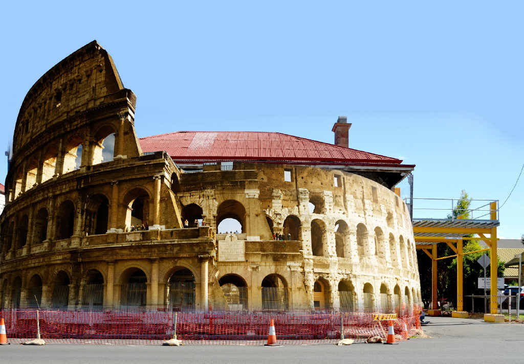 INTERESTING CONTRAST: Canning Downs owner and heritage campaigner John Barnes says it’s just as well the State Government isn’t charged with deciding the fate of Rome’s Colosseum, as it is with Plumb’s Chambers.